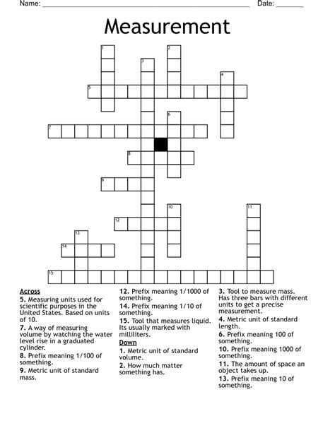 thickness measure crossword|thickness meter crossword.